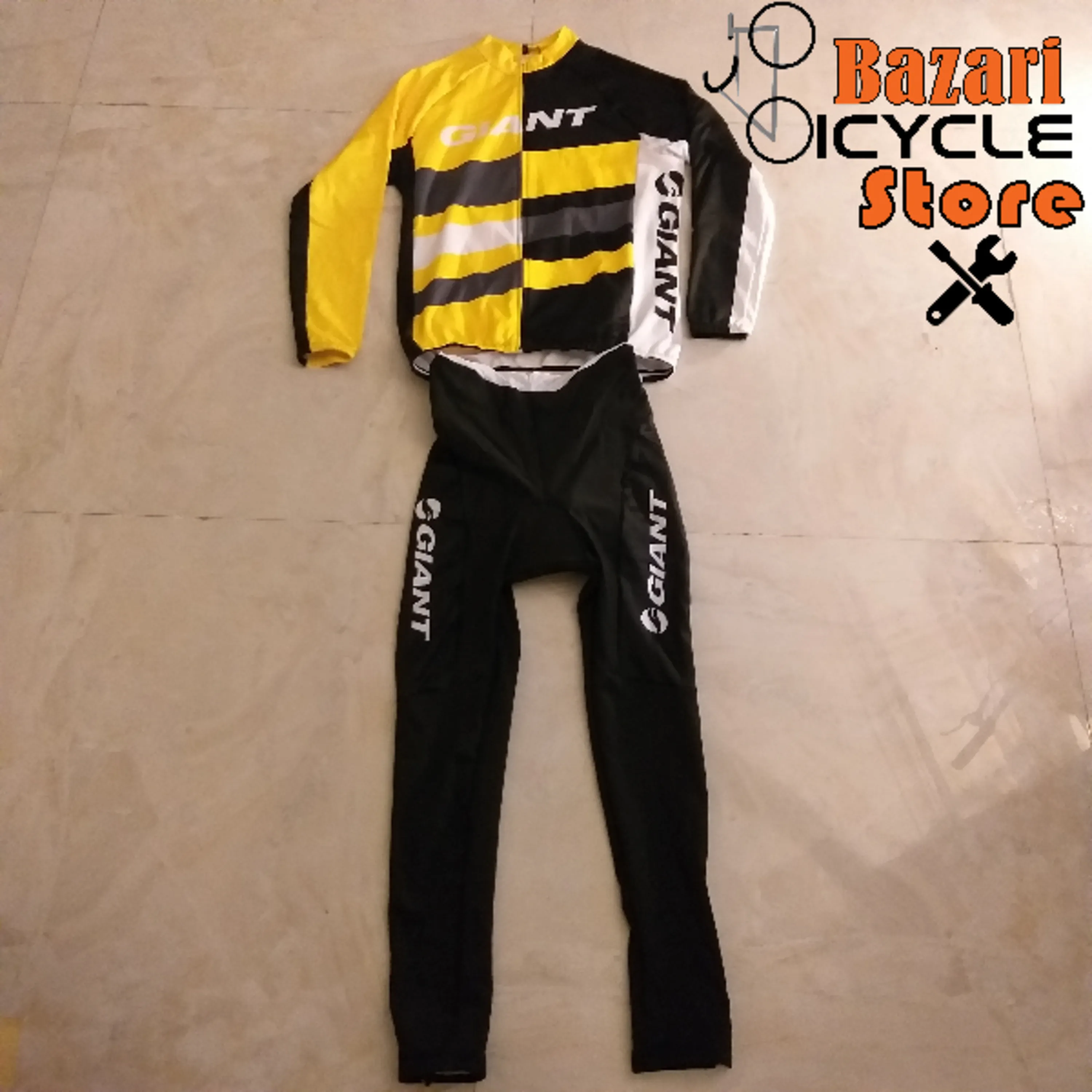 ست لباس بلند جاینت (GIANT) با شلوار دوبند